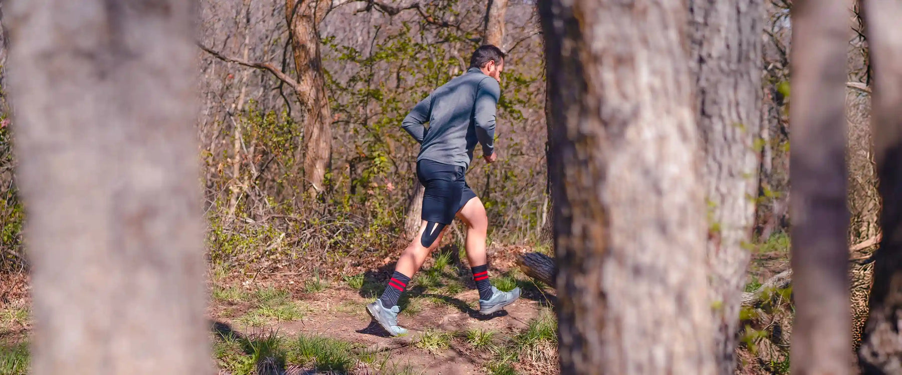 Man running outdoor