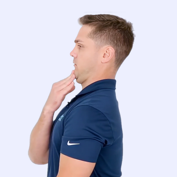 Man neck exercise