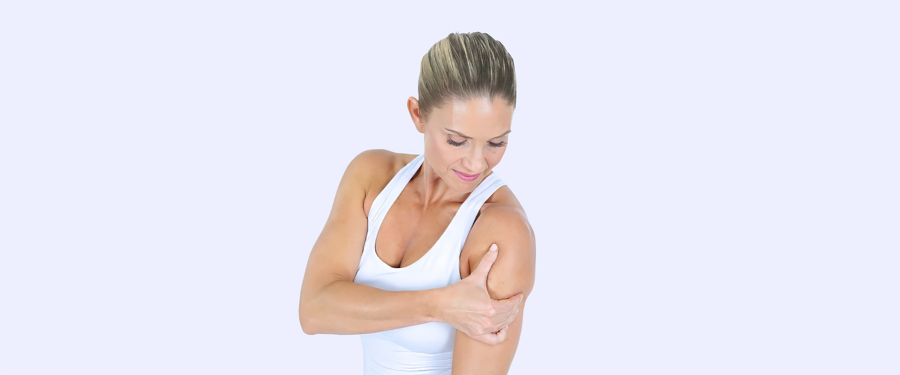 woman shoulder pain