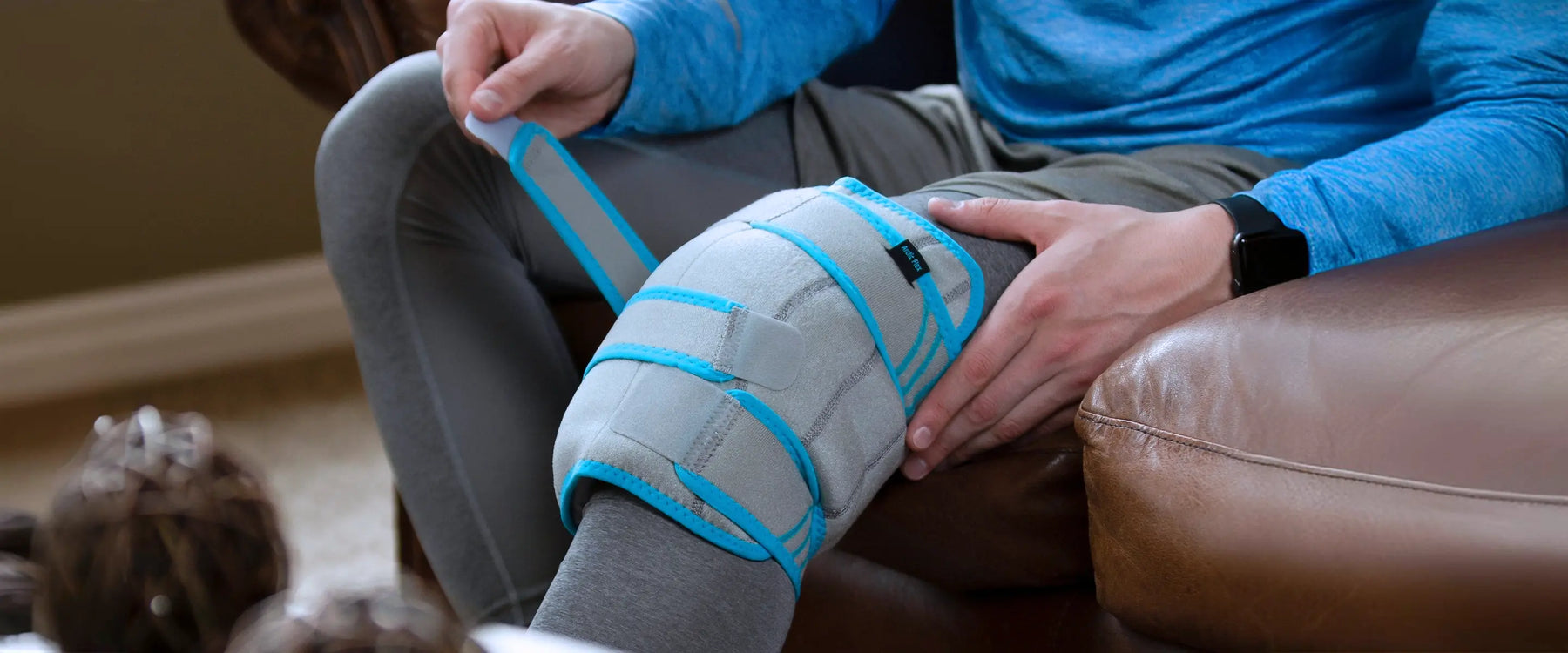 wrapping knee ice wrap