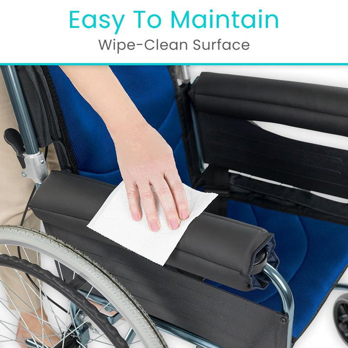 Easy-Clean Wheelchair Armrests