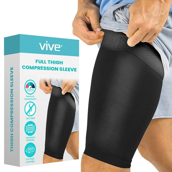 Buy WITSOUL Hip Thigh Support Groin Support Brace Compression Thigh Strap  Wrap for Recovery Sports Pain Relief (LARGE) Online at Best Prices in India  - JioMart.