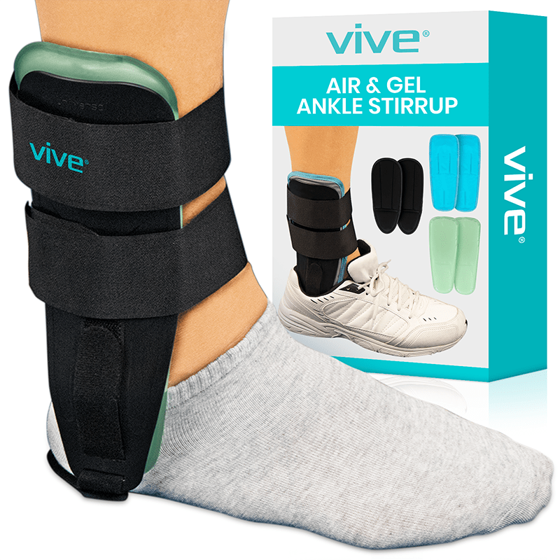Gel Ankle Stirrup Splint Brace-Support for Sprains/Swelling/Instability