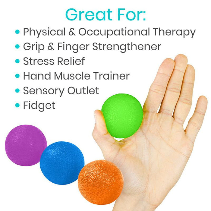 Hand Exercise Ball Forearm Finger Strengthening Vive Health