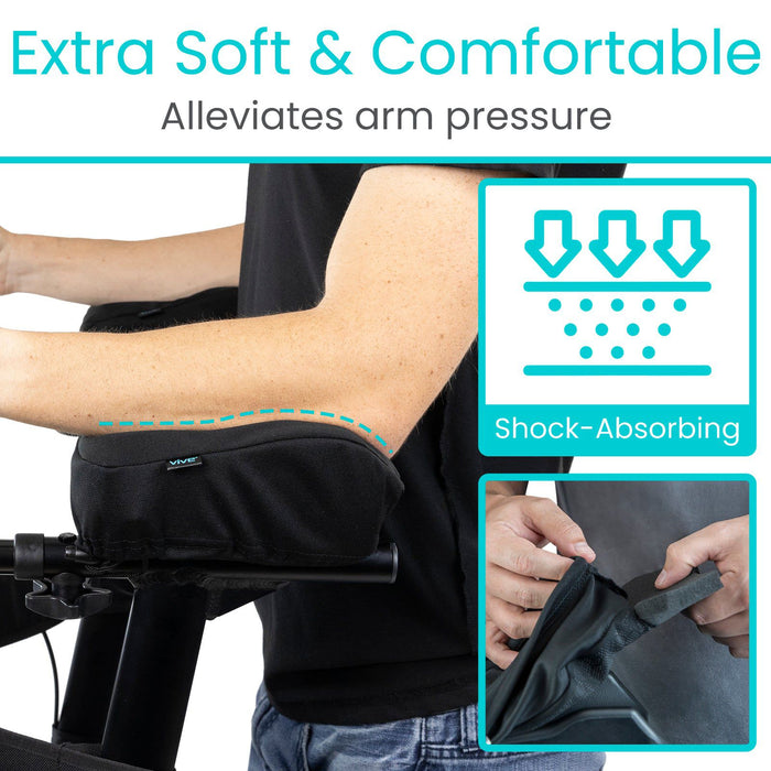 Upright Walker Forearm Pads