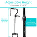 Adjustable Quad Cane