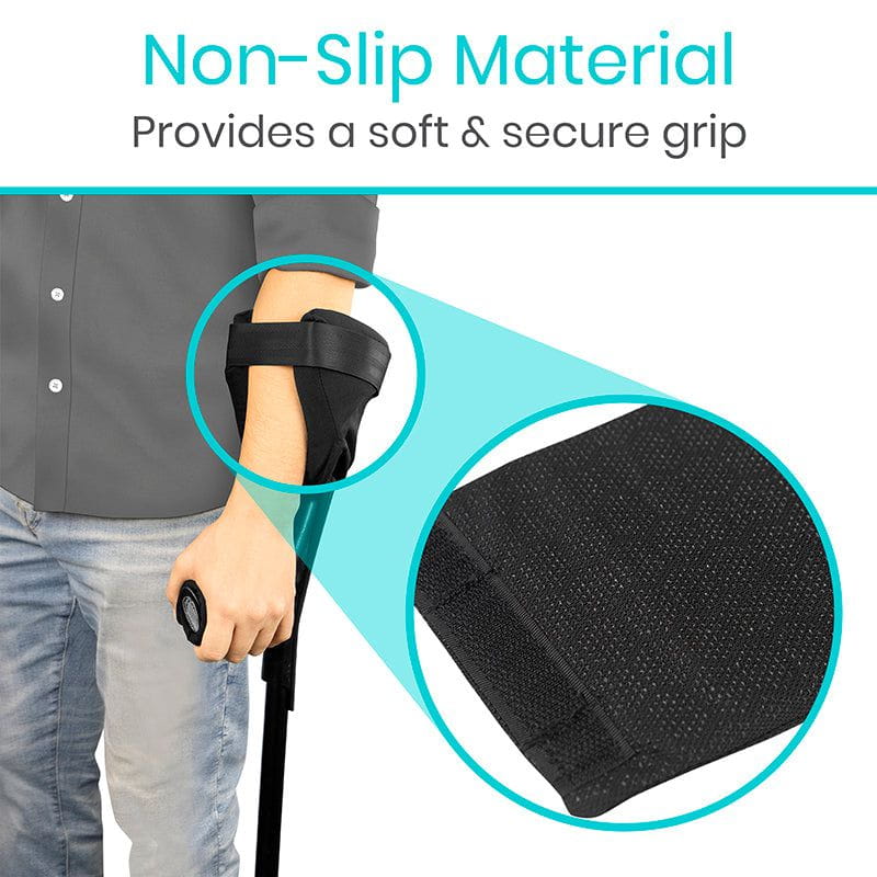 Vive Crutch Pads with Hand Grips - Padding for Underarm Crutches - Pad –  SHANULKA Home Decor