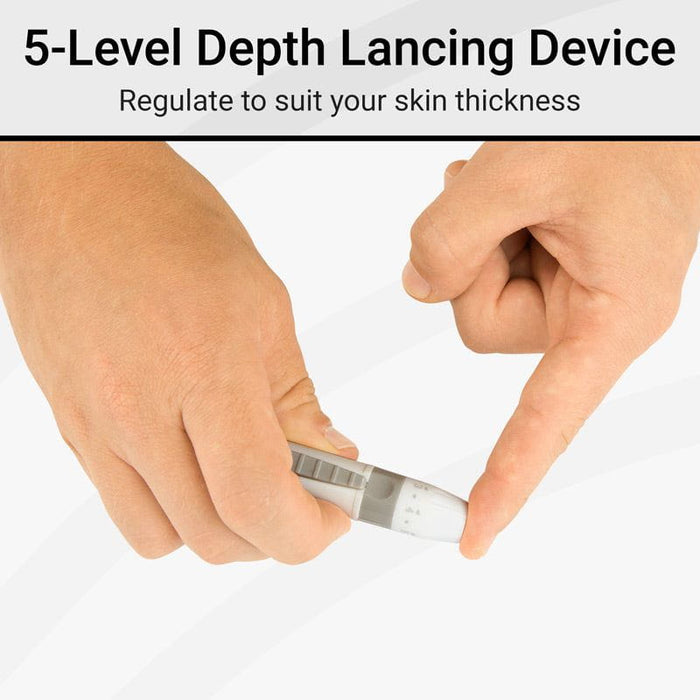 depth lancing device