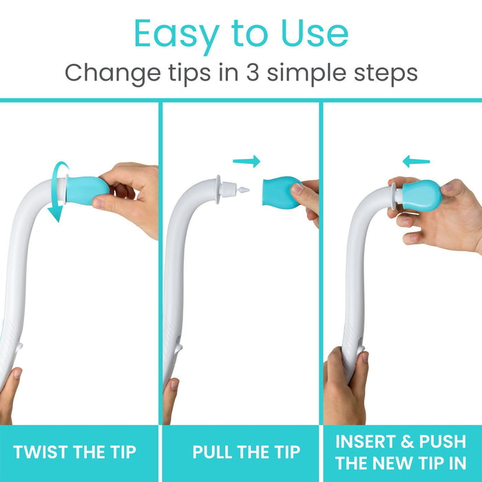 Toilet Wiping Aid Tips (6 Pack)