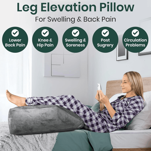 leg elevation pillow back pain