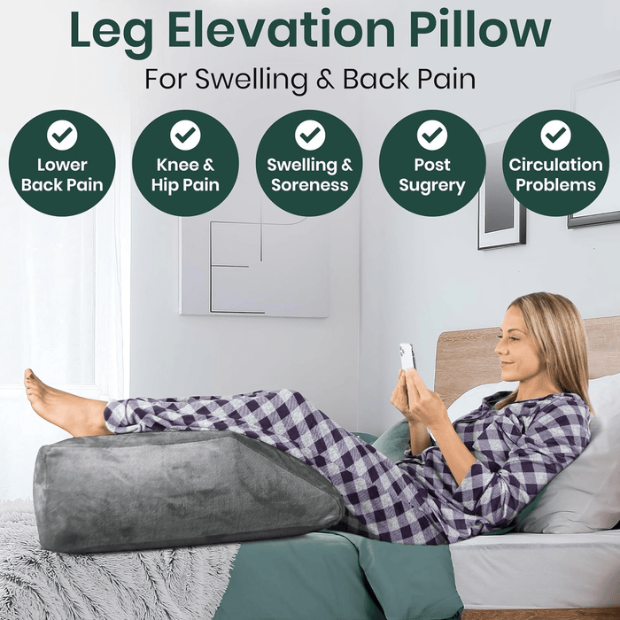 Inflatable Leg Rest Pillow Vive Health