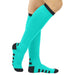 Compression Socks Teal With Black