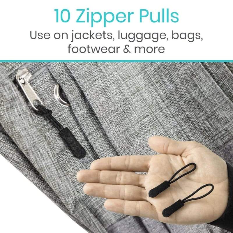 VILLCASE 10 Pcs Zipper Pull Zipper Pull Repair Suitcase Zipper Pull Zipper  Tags Zipper Pull Charms Tags for Clothes Decorative Zipper Tabs Zipper