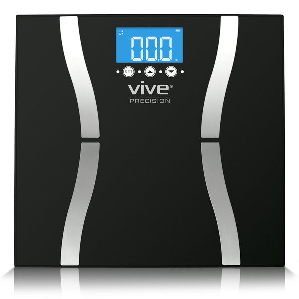 Greater Goods Silver Backlit Body Fat Body Composition Scale