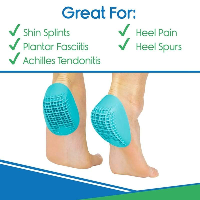 Heel Cups - Plastic Shoe Inserts for Plantar Fasciitis - Vive Health