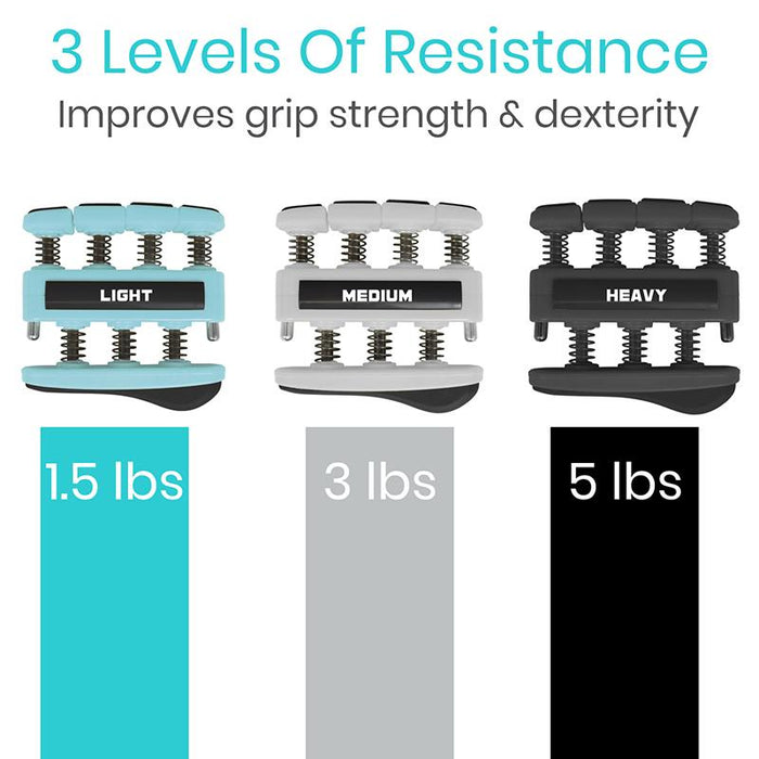 3 Levels Of Resistance. Imroves grip strength & dexterity