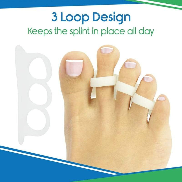 3 Loop Design Keeps the splint in place all day