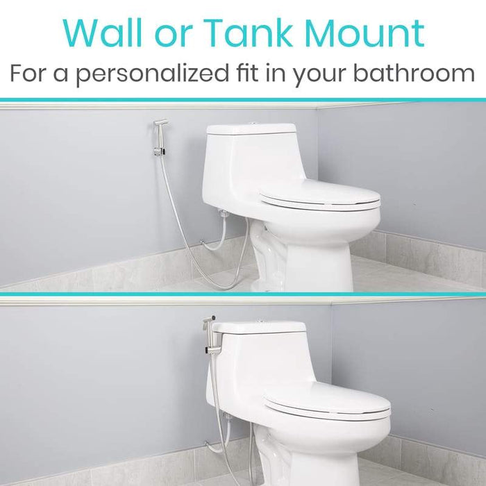 Wall or Tank Mount For a personalized fit in your bathroom