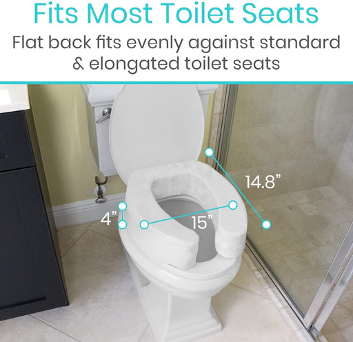 fits standard and elongated toilet seats