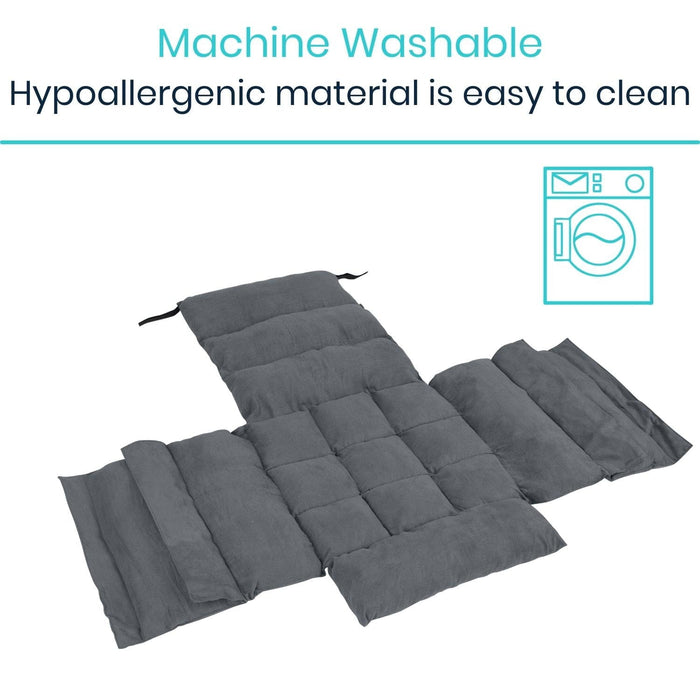 Machine washable full wheelchair cushion