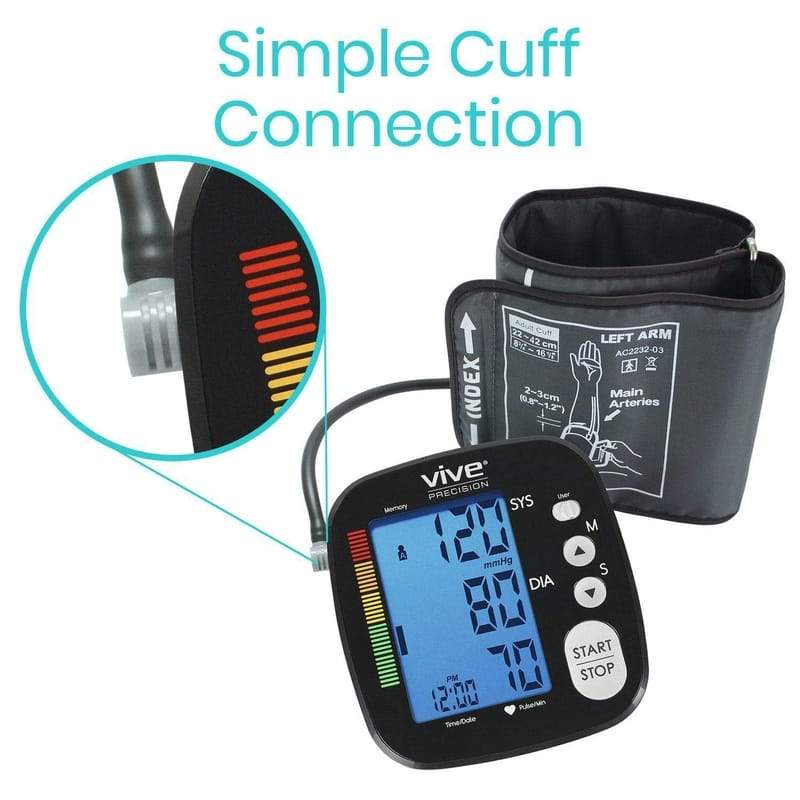 Blood Pressure Monitor Large Cuff adult Size 22 cm to 32 cm US
