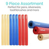 9 Pieces Assortment, Perfect for pens, silverware, toothbrushes and more