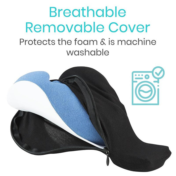 Breathable Removable Cover, Protects the foam & is machine washable