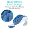 Comfortable & Soft Design, Premium foam for all head shapes & sizes