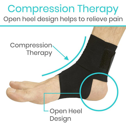 Compression Therapy, open heel design helps to relieve pain