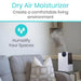 Dry air moisturizer. Create a comfortable living environment