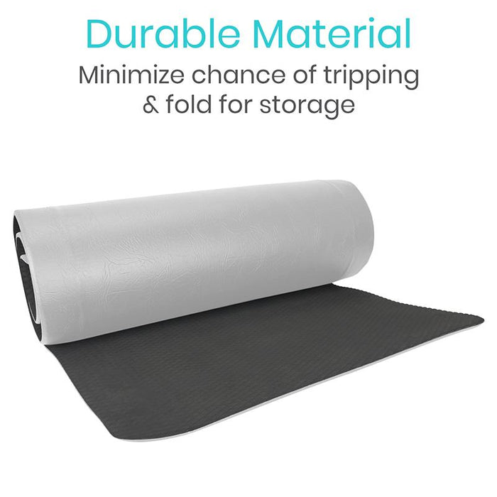 Durable Material, Minimize chance of tripping & fold for storage