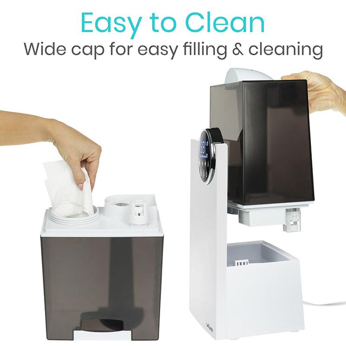 Easy to clean. Wide cap for easy filling and cleaning