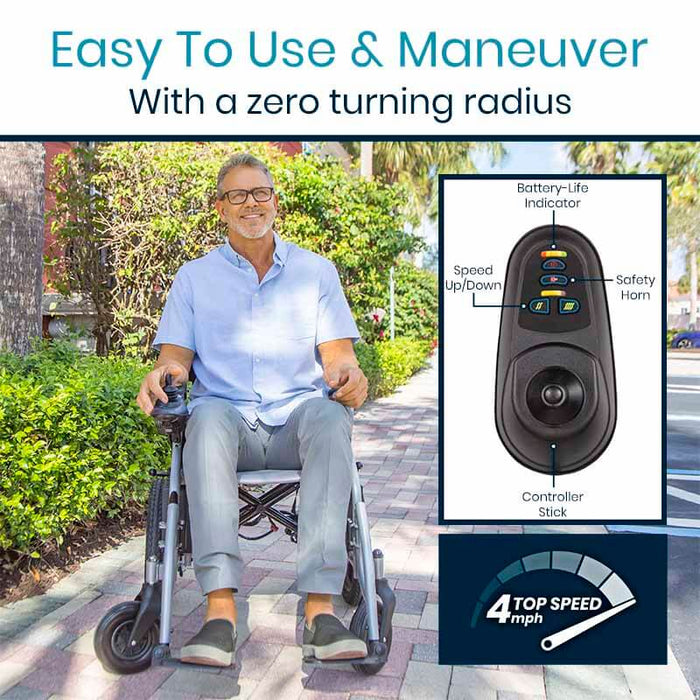 Easy to use electric wheelchair