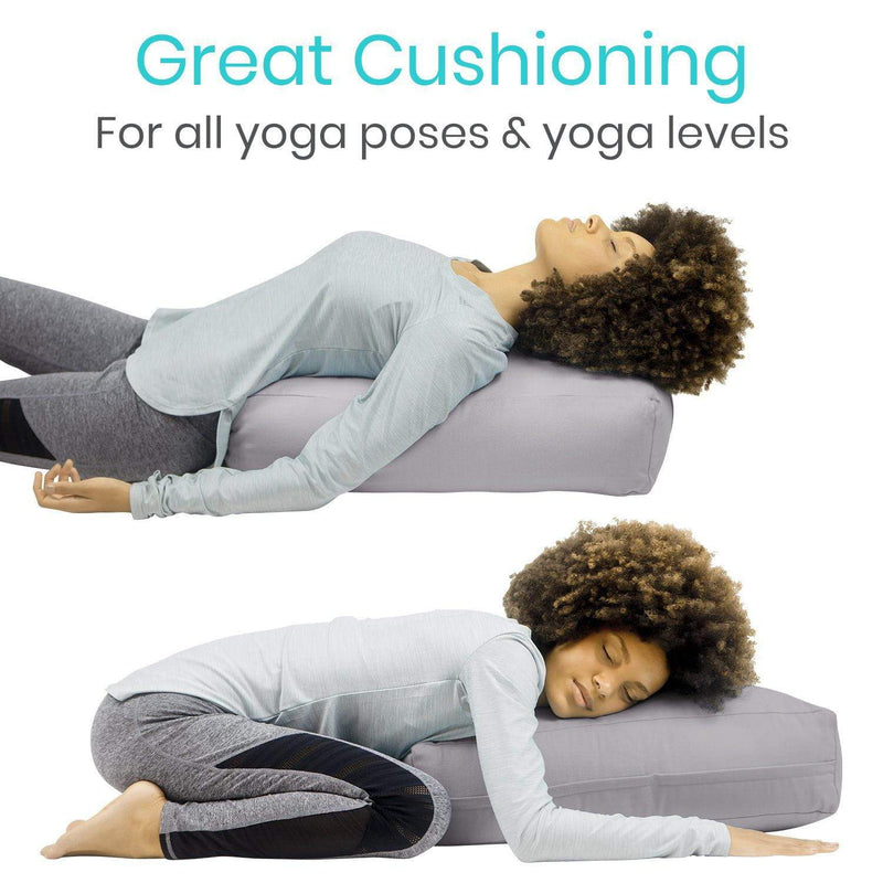 Yoga Bolster Pillow Yoga Waist Pillow Lumbar Vertebra Pelvis Correction  Bolster Cushion Memory Foam Block