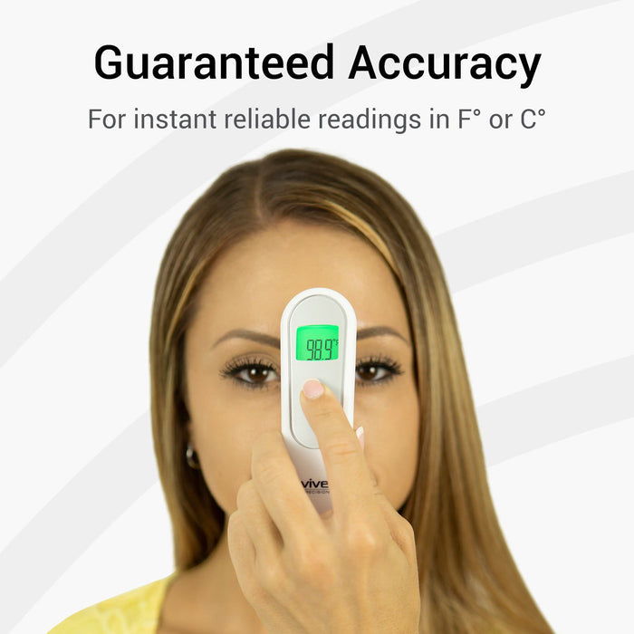 guaranteed accuracy for instant reliable readings in F or C