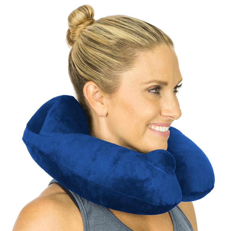 Travel Neck Pillow - Inflatable Headrest Support — Vive Health