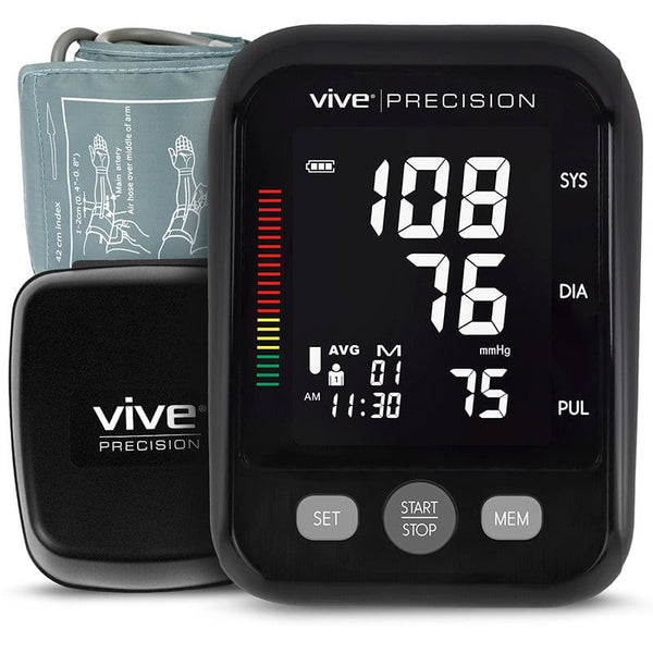 Vive Precision Replacement Cuff - for Automatic Blood Pressure Monitor and  Digital Machine - Sized for Upper Arm Circumference 15 to 24 Centimeters 