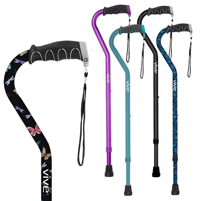 vive black butterfly offset cane