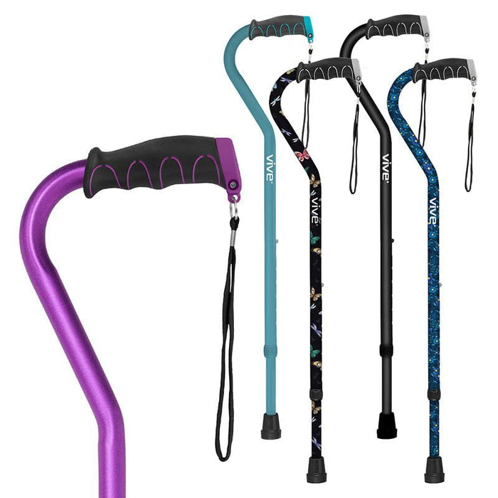 vive purple offset cane