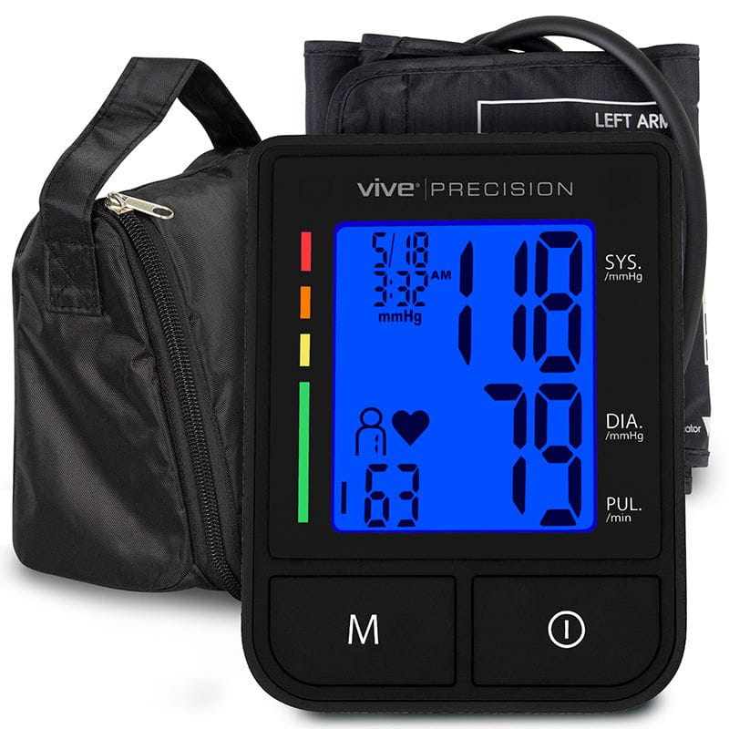 Blood Pressure Monitor by Vive Precision - Best BPM Cuff - Accurate,  Portable Device 