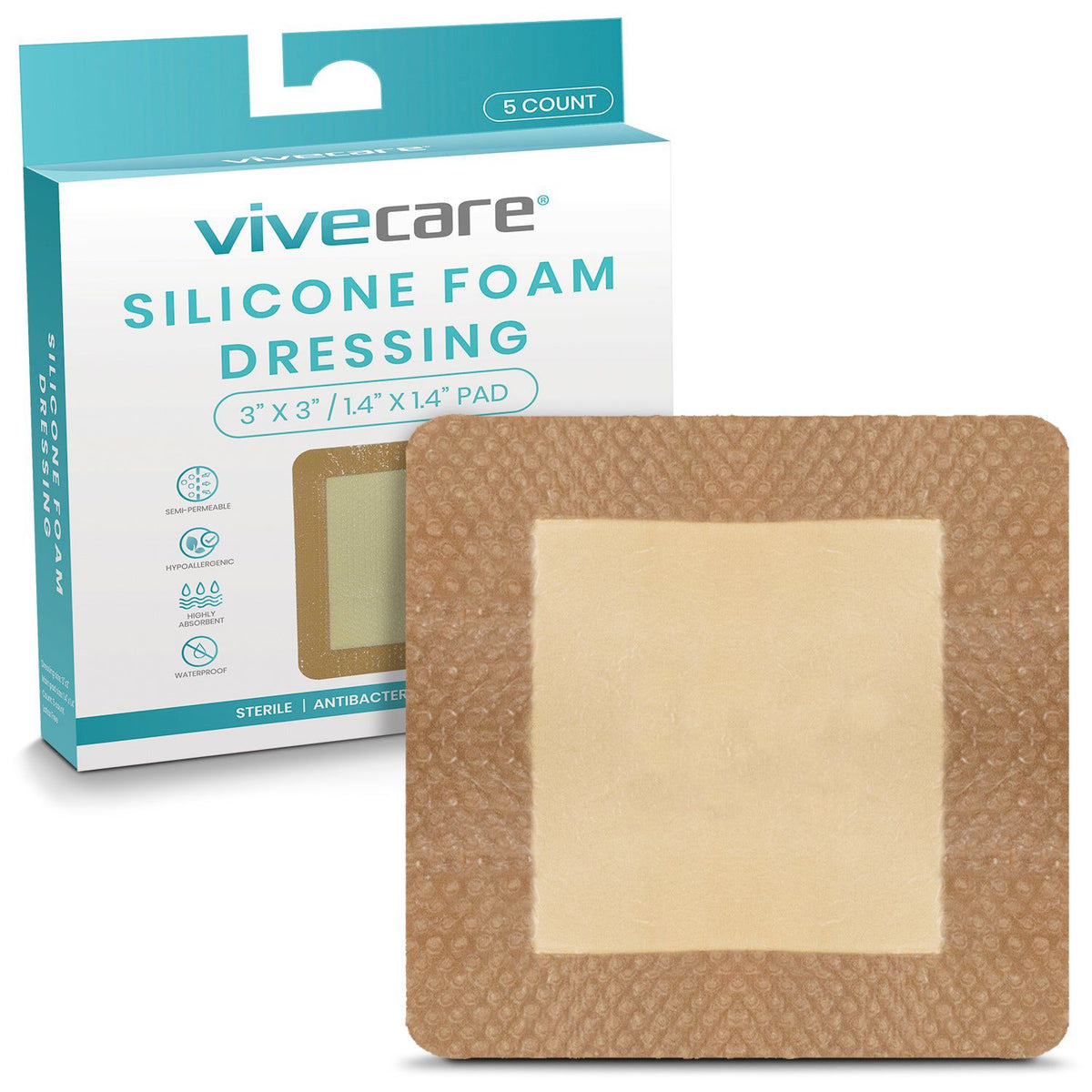 Silicone Foam Dressing - Vive Health