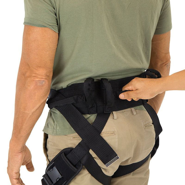 heavy duty transfer belt with leg straps