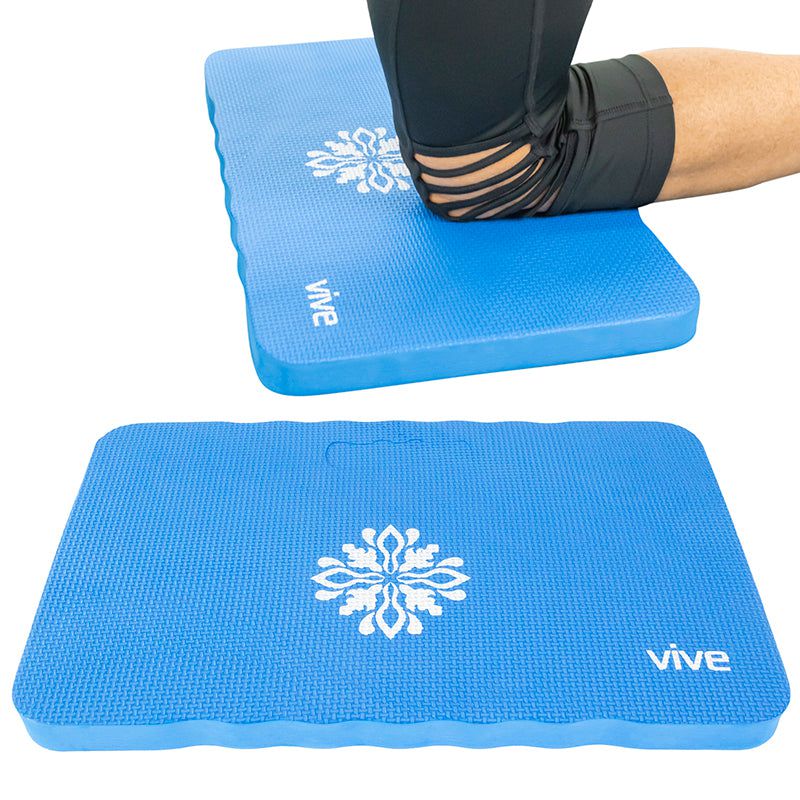 2PCS Yoga Knee Pad, Anti Slip Foam Yoga Kneeling Pad, Comfortable Yoga  Support Pad, Sports Balance Cushion for Protecting Knee, Ankle, Elbow, Hand  - 20x20cm Light Blue-DENUOTOP