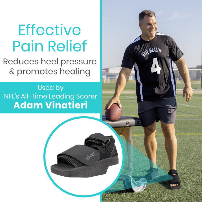 reduces heel pressure & promotes healing