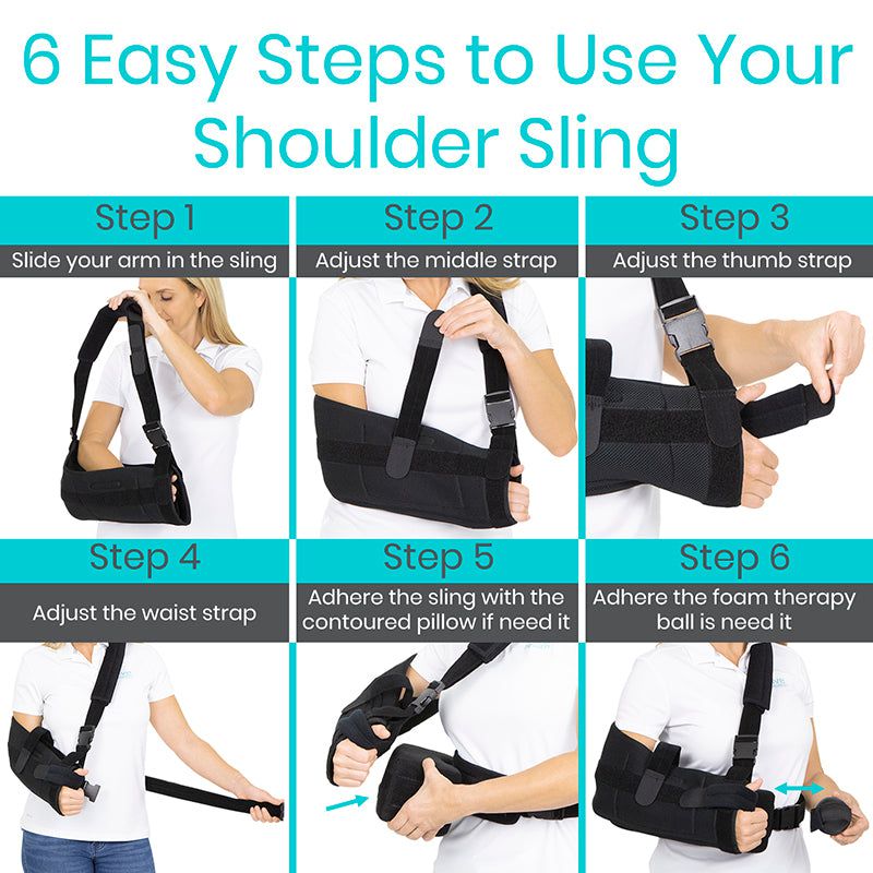  Right Arm Sling For Shoulder Injury Women,Arm Sling