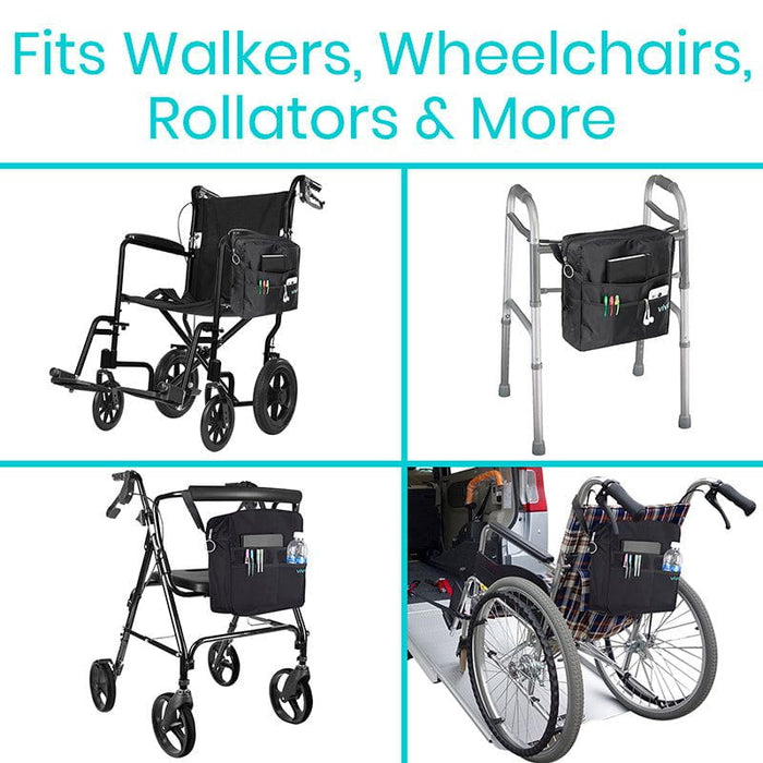 fits walkers, wheelchairs, rollators and more