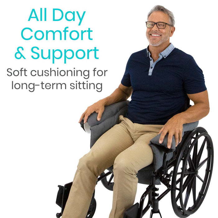 full wheelchair cushion for long-term sitting