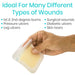 hydrocolloid dressing for wounds, burns, and ulcers