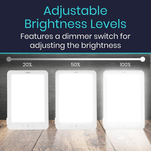 Adjustable brightness levels. Features a dimmer switch for adjusting the brightness.