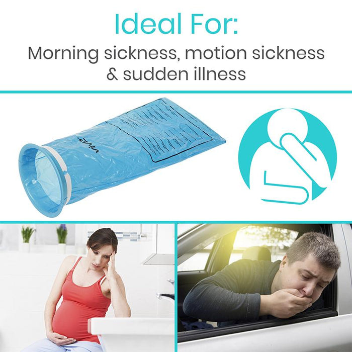 Ideal for: Morning sickness, motion sickness & sudden illness